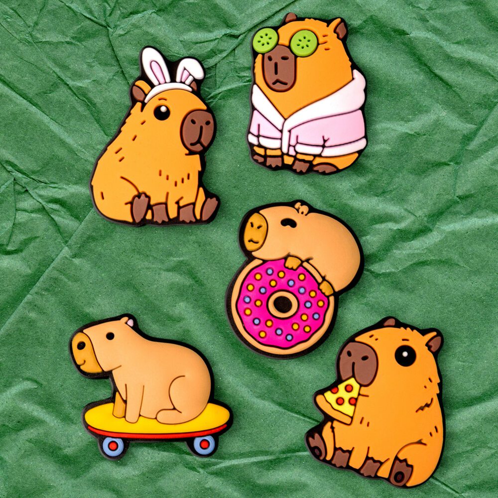 3D Sticker Capybara 5pcs set
