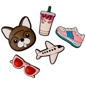 3D Sticker Pink 5pcs set