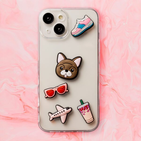 3D Sticker Pink 5pcs set