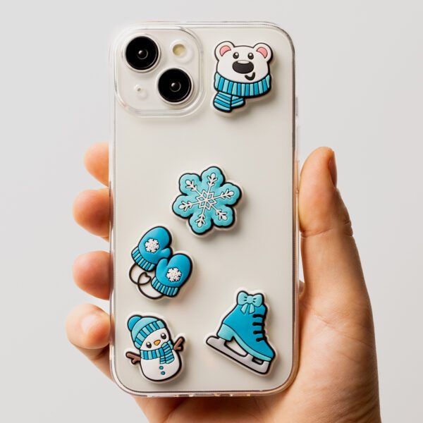 3D Sticker Snow 5pcs set