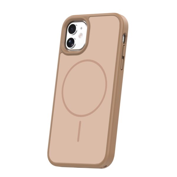 Frame Thin Mag case for iPhone 11 brown