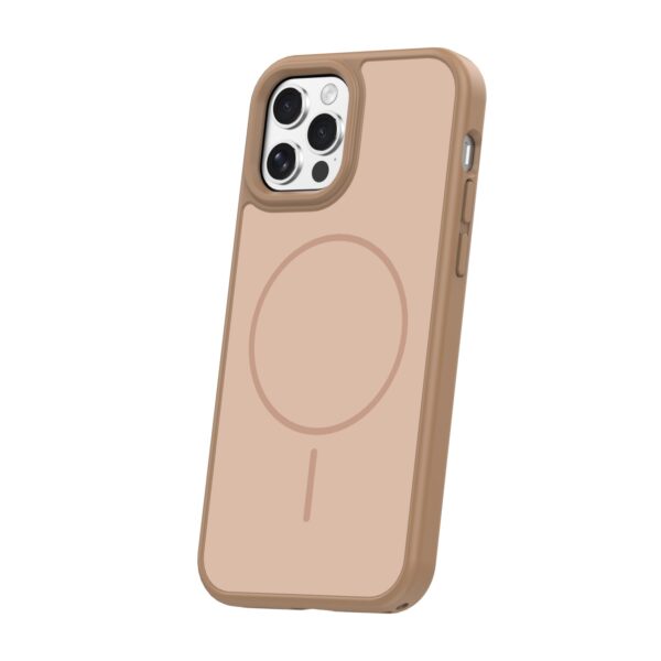 Frame Thin Mag case for iPhone 12 / 12 Pro  6,1" brown