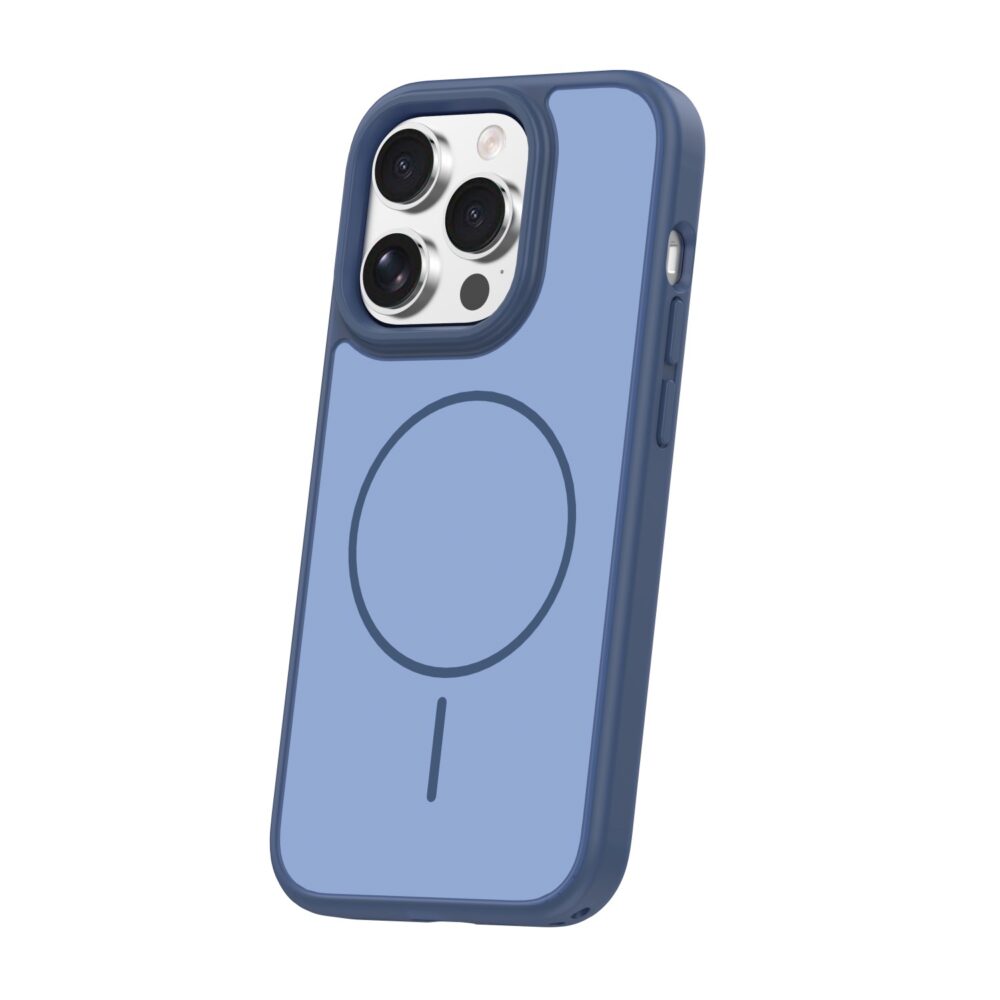 Frame Thin Mag case for iPhone 15 Pro 6,1" dark blue