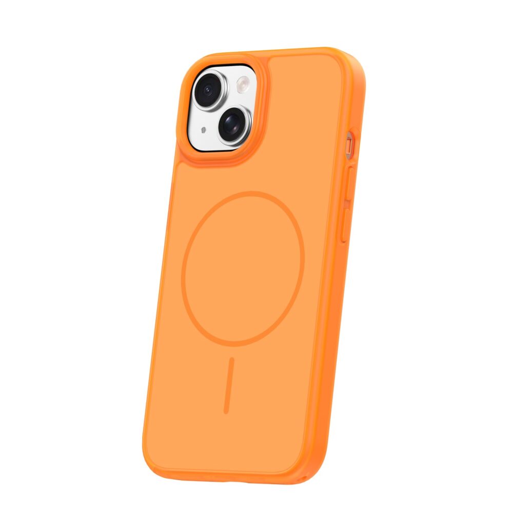 Frame Thin Mag case for iPhone 14 6,1" orange