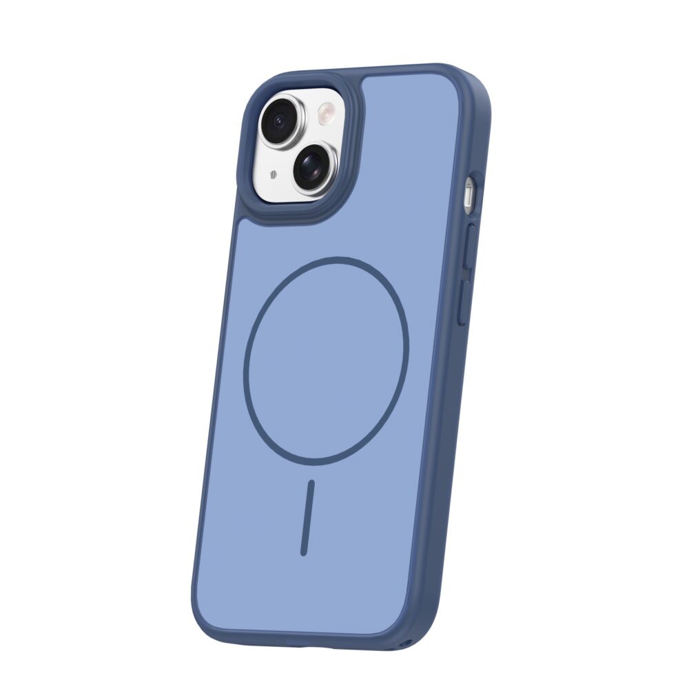 Frame Thin Mag case for iPhone 14 6,1" dark blue