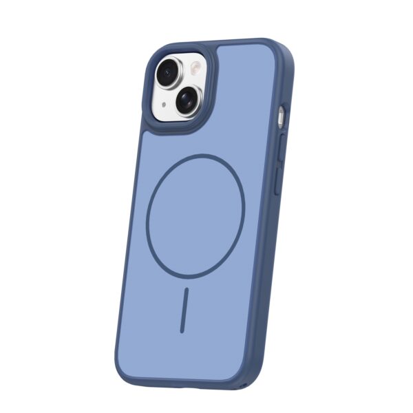 Frame Thin Mag case for iPhone 14 6,1" dark blue