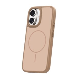 Frame Thin Mag case for iPhone 17 6,3" brown