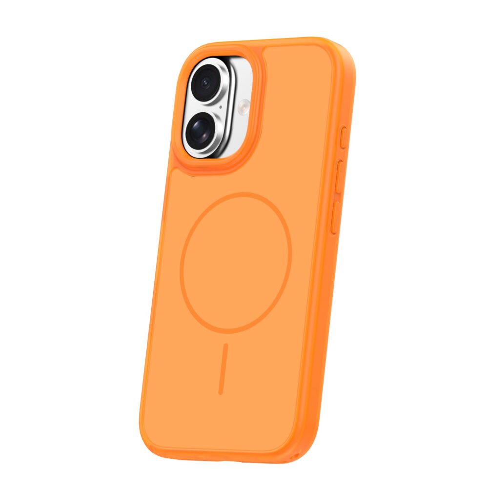 Frame Thin Mag case for iPhone 17 6,3" orange