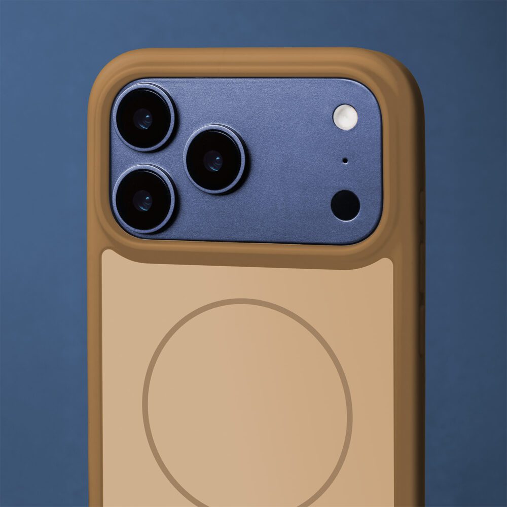 Frame Thin Mag case for iPhone 16 Pro 6,3" brown