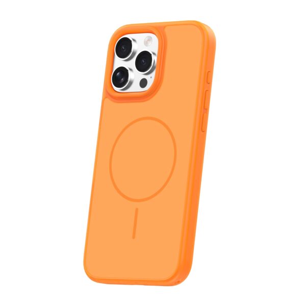 Frame Thin Mag case for iPhone 16 Pro 6,3" orange