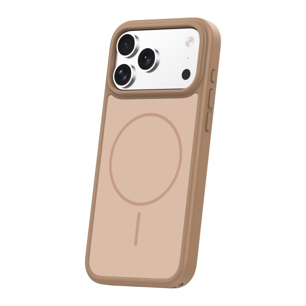 Frame Thin Mag case for iPhone 17 Pro Max 6,9" brown