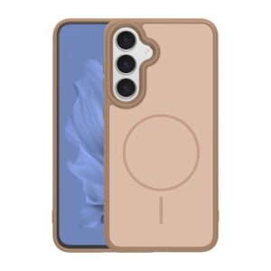 Frame Thin Mag case for Samsung Galaxy S26 Plus brown