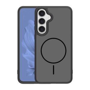 Frame Thin Mag case for Samsung Galaxy S25 black