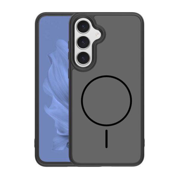 Frame Thin Mag case for Samsung Galaxy S25 black