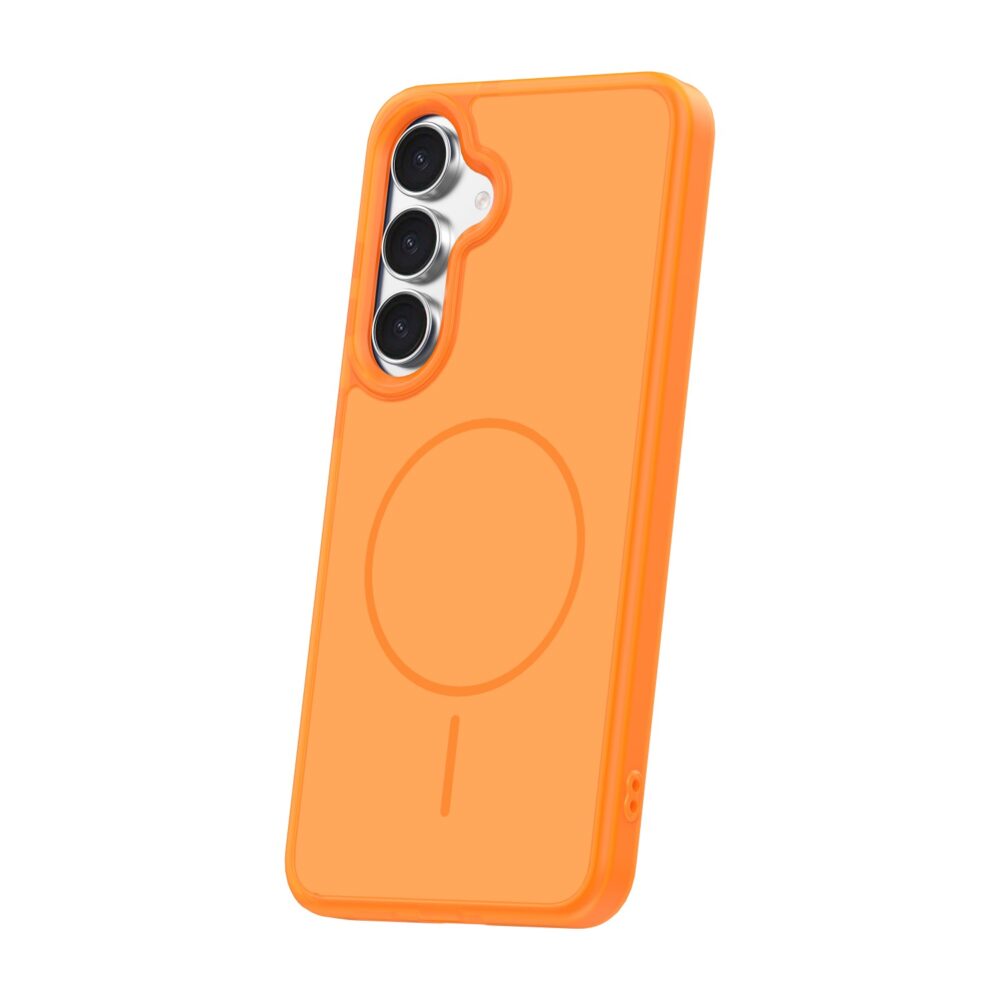 Frame Thin Mag case for Samsung Galaxy S26 Plus orange