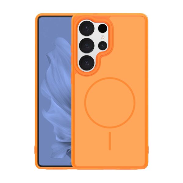 Frame Thin Mag case for Samsung Galaxy S26 Ultra orange