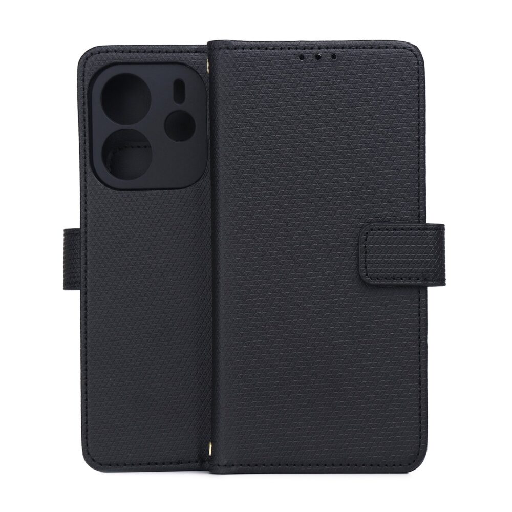 Smart Triangle case for Xiaomi Redmi Note 14 4G (Global) (164.84 x 78.15 x 8.16 mm) black