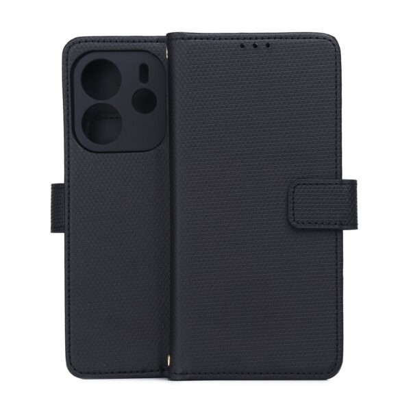 Smart Triangle case for Xiaomi Redmi Note 14 4G (Global) (164.84 x 78.15 x 8.16 mm) black