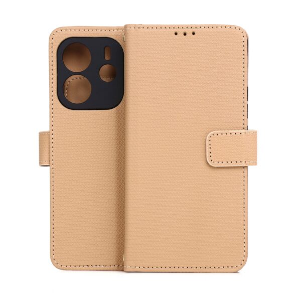 Smart Triangle case for Xiaomi Redmi Note 14 4G (Global) (164.84 x 78.15 x 8.16 mm) brown