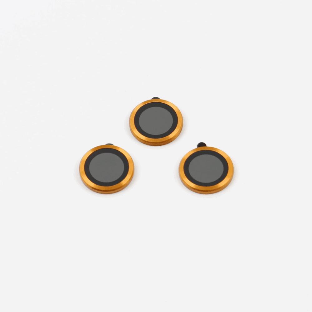 Set of lens glasses for iPhone 17 Pro Max orange