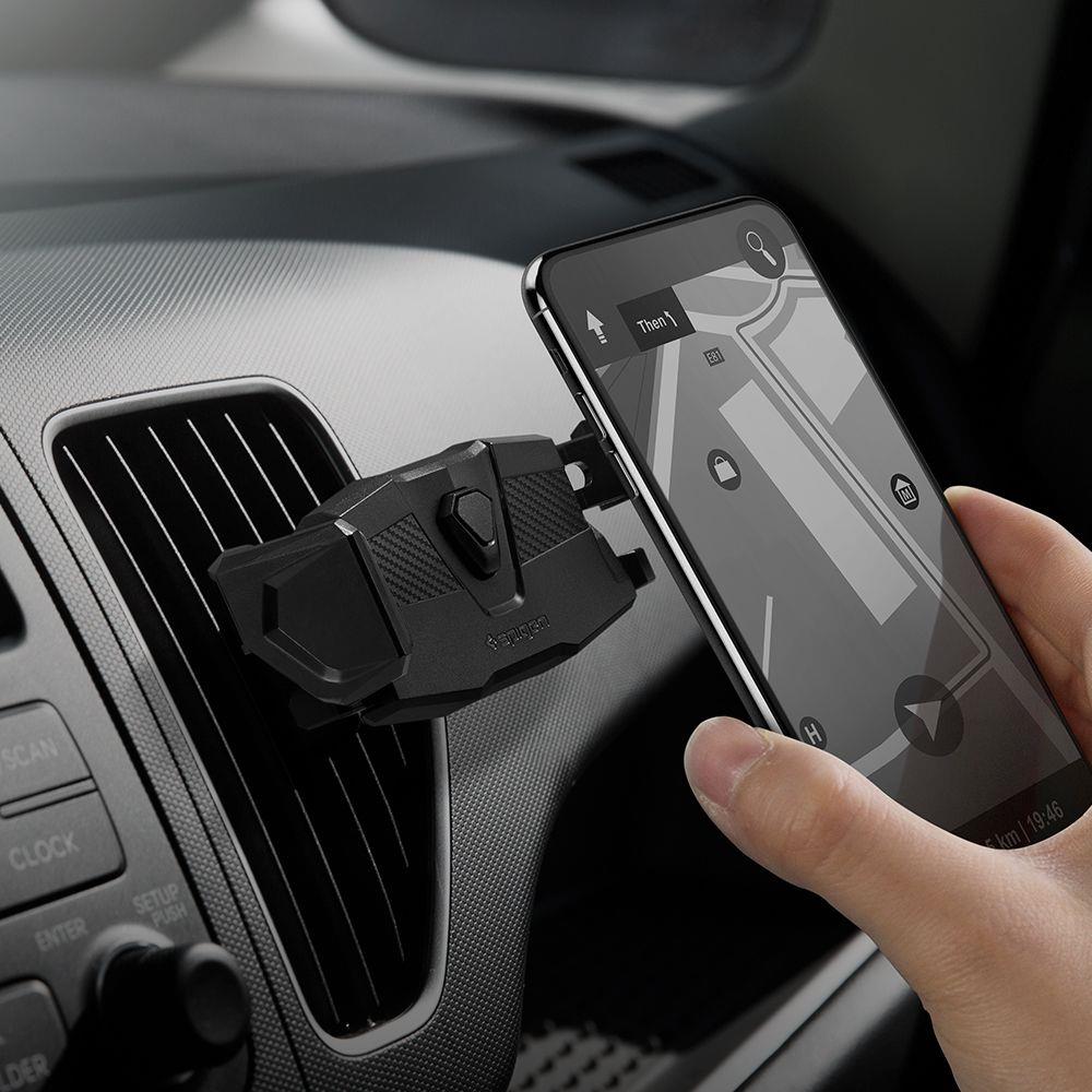 CREATOR: gd-jpeg v1.0 (using IJG JPEG v62), quality = 80 Spigen Click.R Car Air Vent Holder - Blackeng