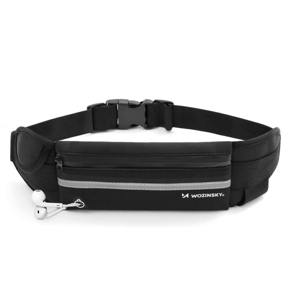 Wozinsky expandable running belt black (WRBBK1)eng