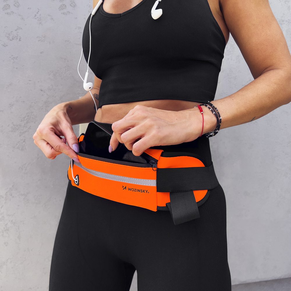 Wozinsky expandable running belt black (WRBBK1)eng