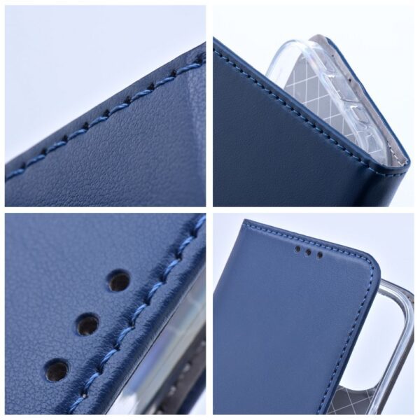 SMART MAGNETO Book case for MOTOROLA G57 POWER navy