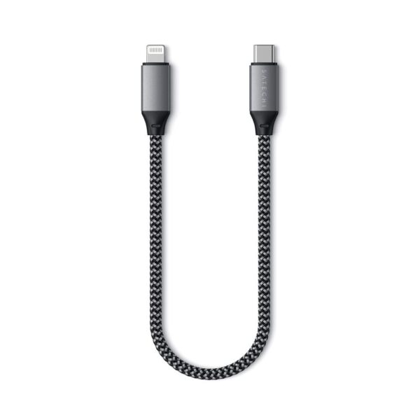 Cable USB C to Lightning Satechi 0,25 m ST-TCL10M space gray