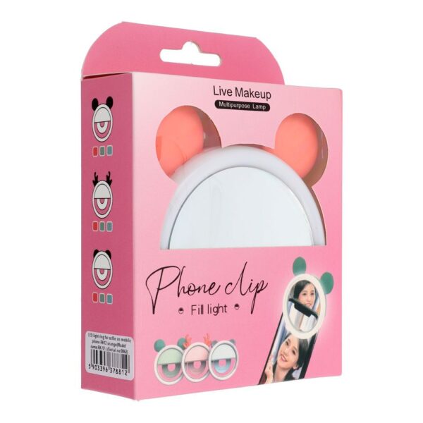 d670ccd6ef2afe26ad42a76753348b88 LED light ring for selfie on mobile phone RK12 orange