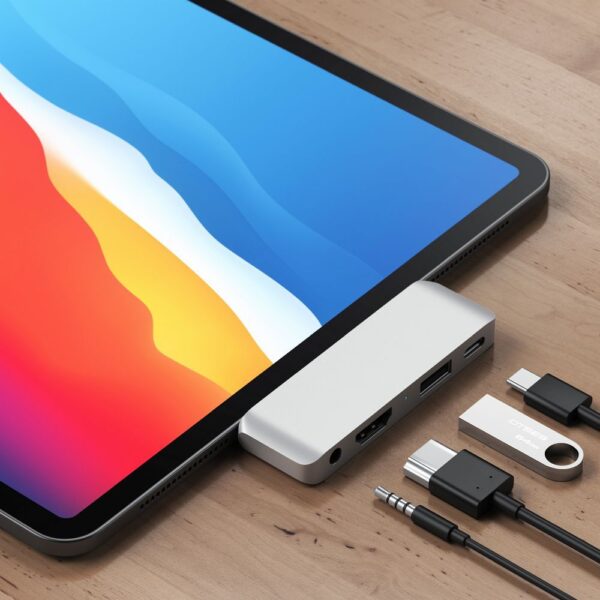 Adapter HUB 4in1 USB C Satechi Mobile Pro Hub ST-TCMPHS silver