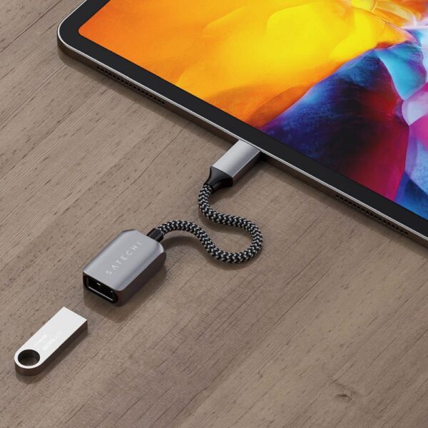 Adapter USB C to USB A Satechi ST-UCATCM space gray