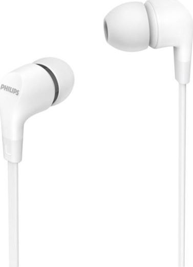 Wire earphones Jack 3,5 mm Philips TAE1105WT/00 white