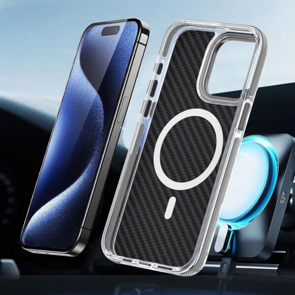 FIBER Case comapitble with MagSafe for SAMSUNG A57 5G grey