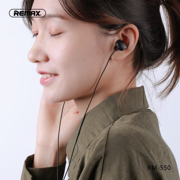 REMAX Earphones - RM-550 Black