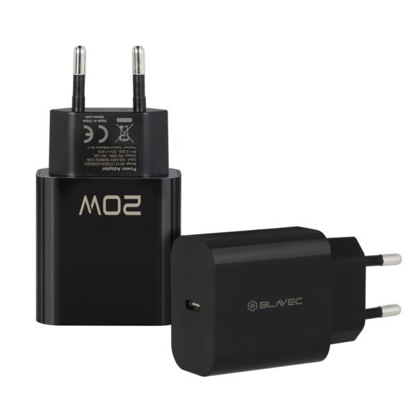 Blavec Wall charger BC-9 - Type C - PD 20W 3A (TCBC9-CB203A) black