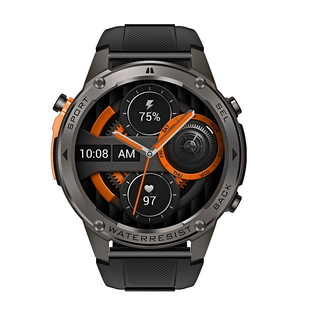 Blavec Smartwatch M-03 Predator AMOLED GPS Voice Call (SWM03-GP) graphite + 1 band
