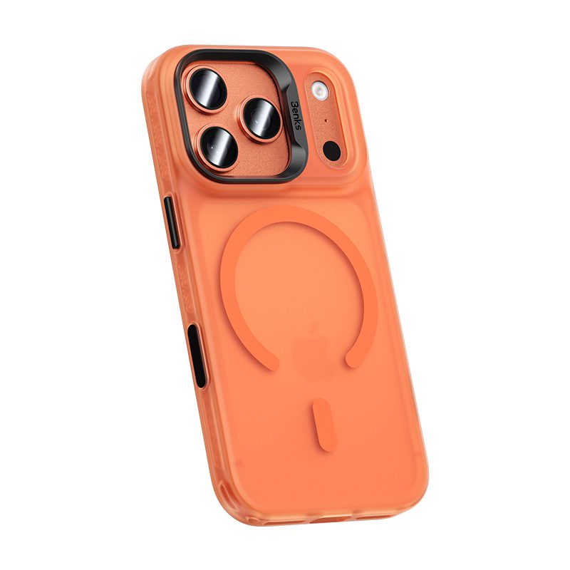 Benks Magnetic Lucid Armor Case (C069) for Iphone 17 Pro orange (Camera Control Button)