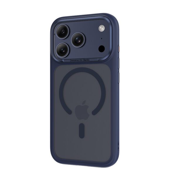 Benks Magnetic Mist Case Metal Frame (A069) for Iphone 17 Pro blue (Camera Control Button)