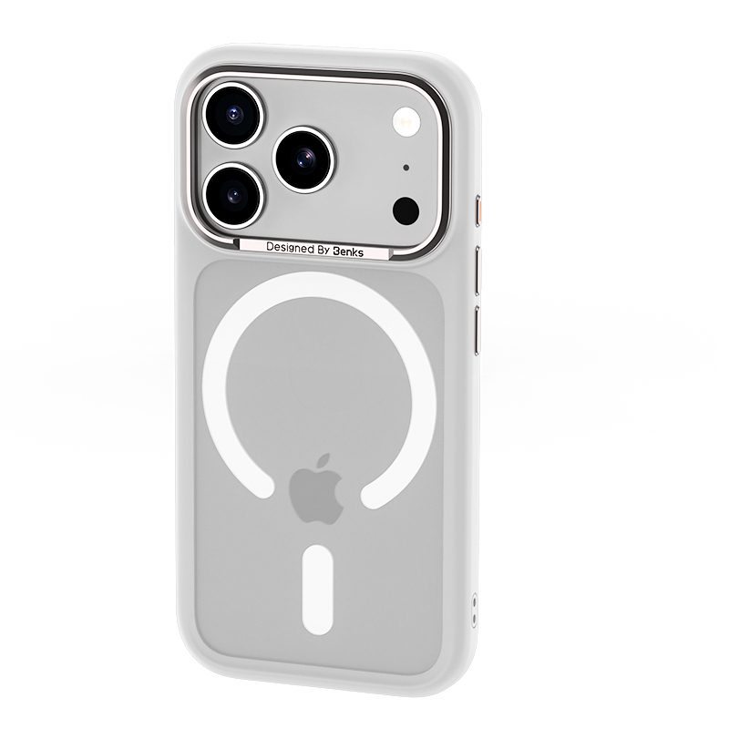 foto_add-336520 Benks Magnetic Mist Case Metal Frame (K069) for Iphone 17 Pro white (Camera Control Button)