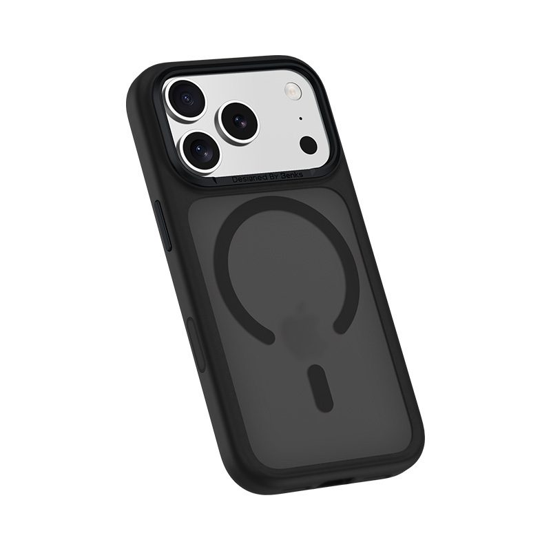 foto_add-336596 Benks Magnetic Mist Case Metal Frame (K070) for Iphone 17 Pro Max black (Camera Control Button)