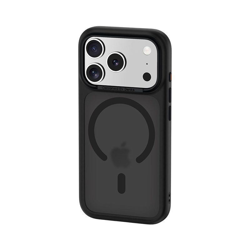 foto_add-336597 Benks Magnetic Mist Case Metal Frame (K070) for Iphone 17 Pro Max black (Camera Control Button)