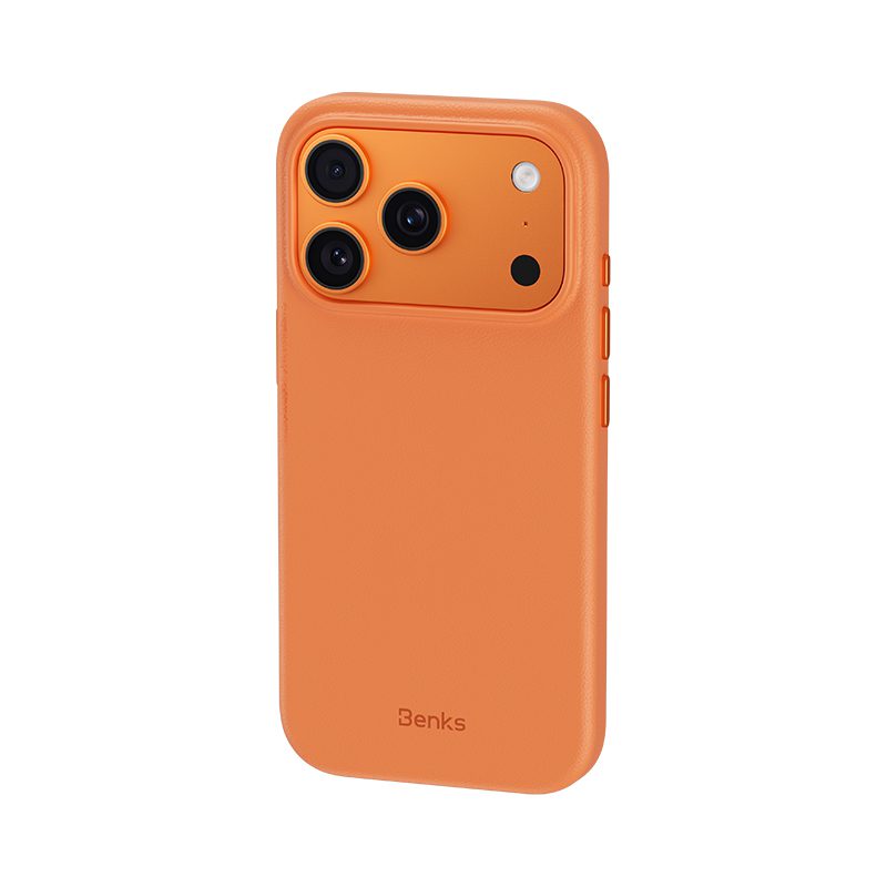 foto_add-336609 Benks Magnetic Vita Pro Silicone Case (A069) for Iphone 17 Pro orange (Camera Control Button)