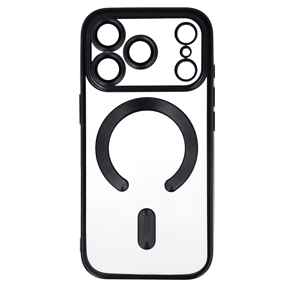 Metallic Magsafe Case for Iphone 17 Pro Black