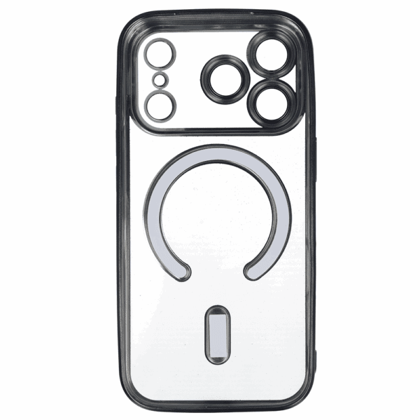 Metallic Magsafe Case for Iphone 17 Pro Black