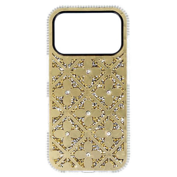 Flower Case for Samsung Galaxy S24/S25 gold