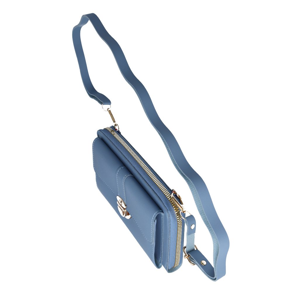 Knitted bag for phone GCW06 blue