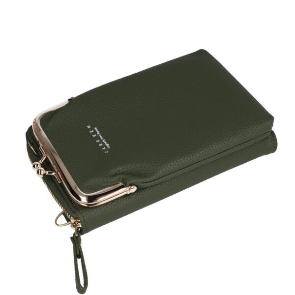 Knitted bag for phone GCW01 green