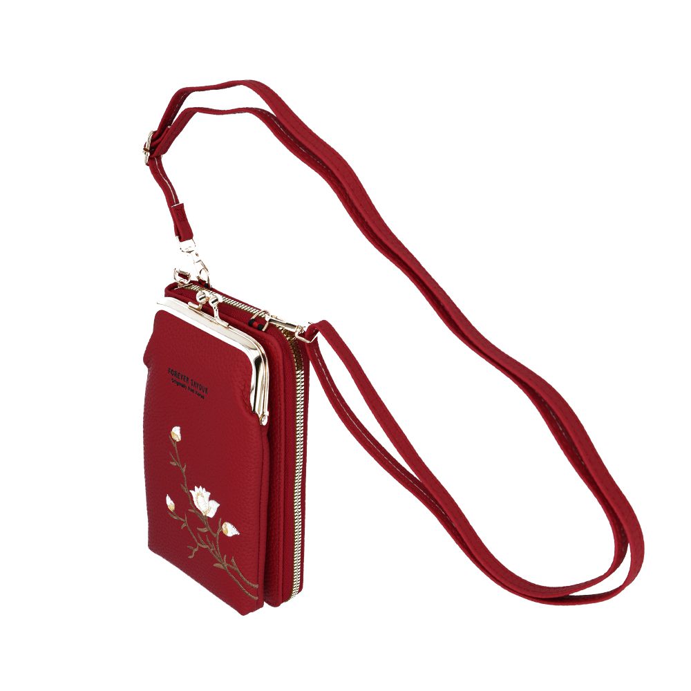 Knitted bag for phone GCW17 red