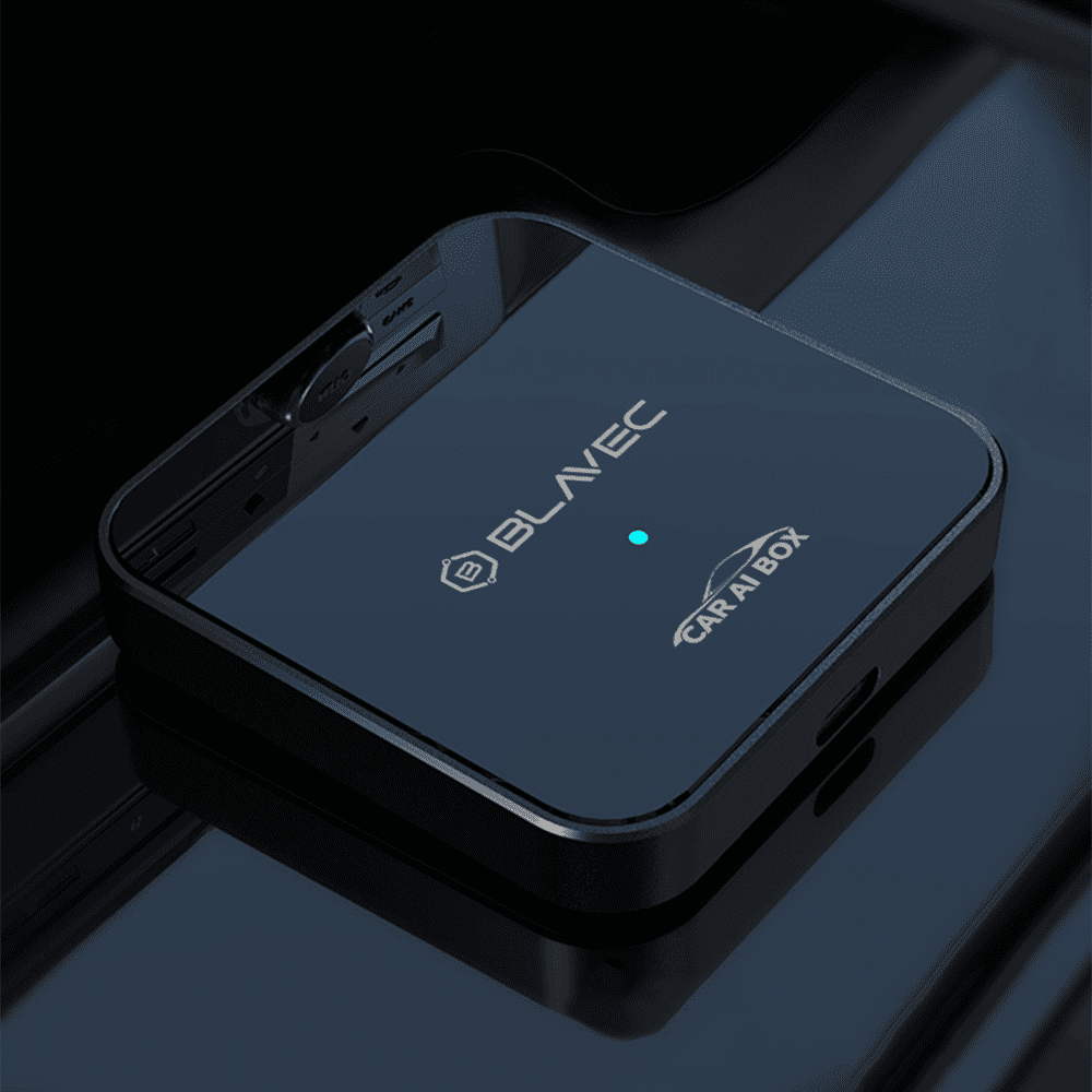 Blavec AI BOX Adapter Carplay Android Auto wireless BCP-01 - Bluetooth Wifi + cables USB to Type C & Type C to Type C (CPAABCP01-BWB) black